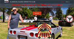 Desktop Screenshot of classicalglasscorvetteclub.com